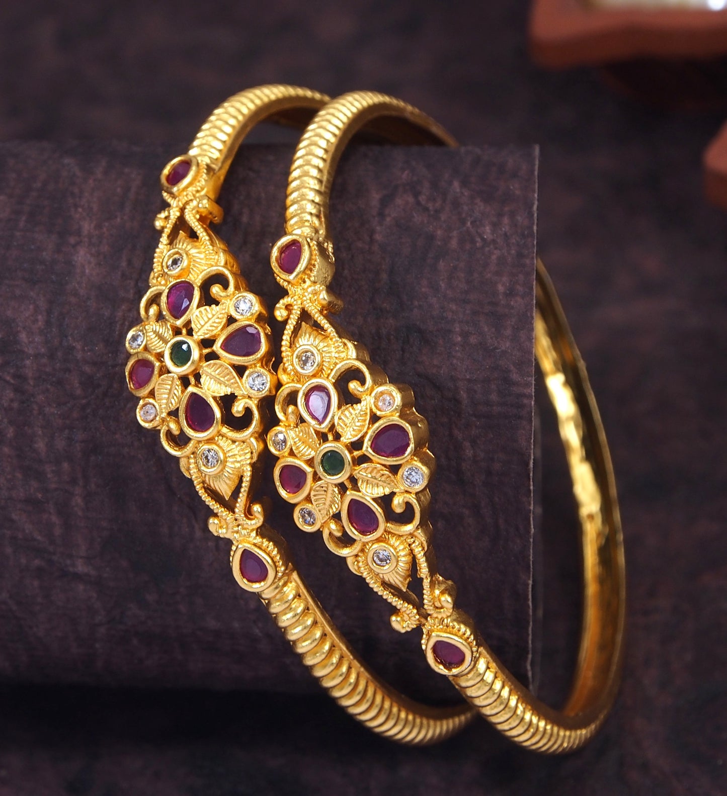 Orna Micro Gold Bangle Kada