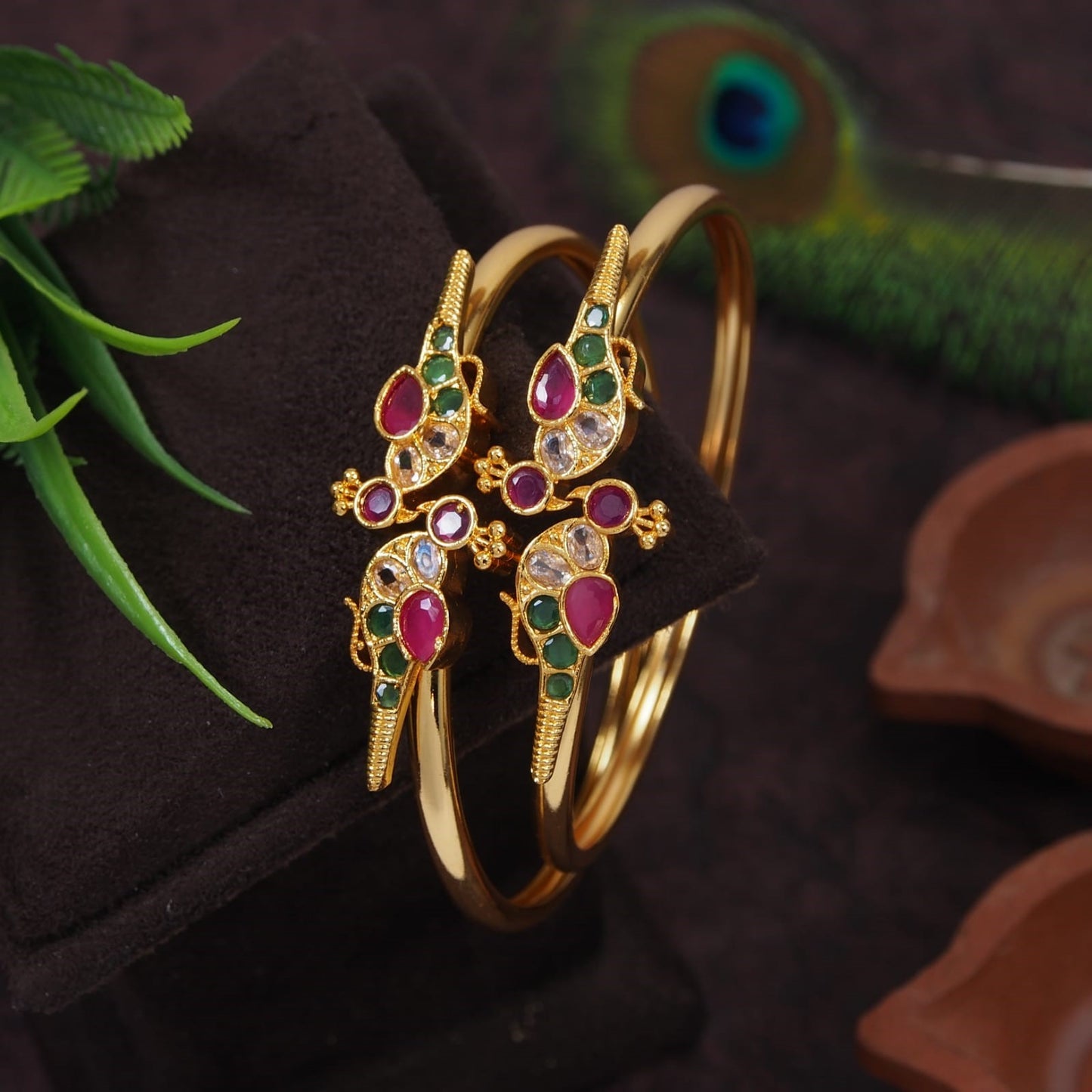 Orna Micro Gold Bangle Kada