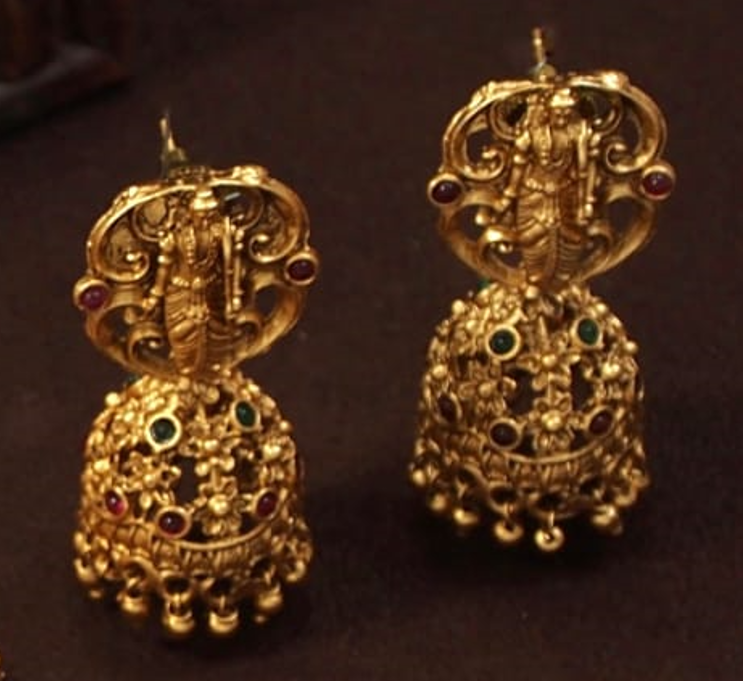 Orna Ram Parivar Temple antique Long Necklace Set