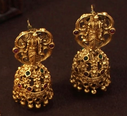 Orna Ram Parivar Temple antique Long Necklace Set