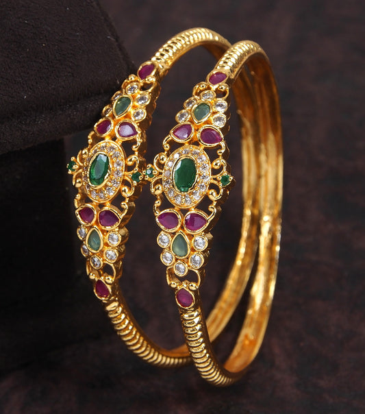 Orna  Micro Gold Bangle Kada