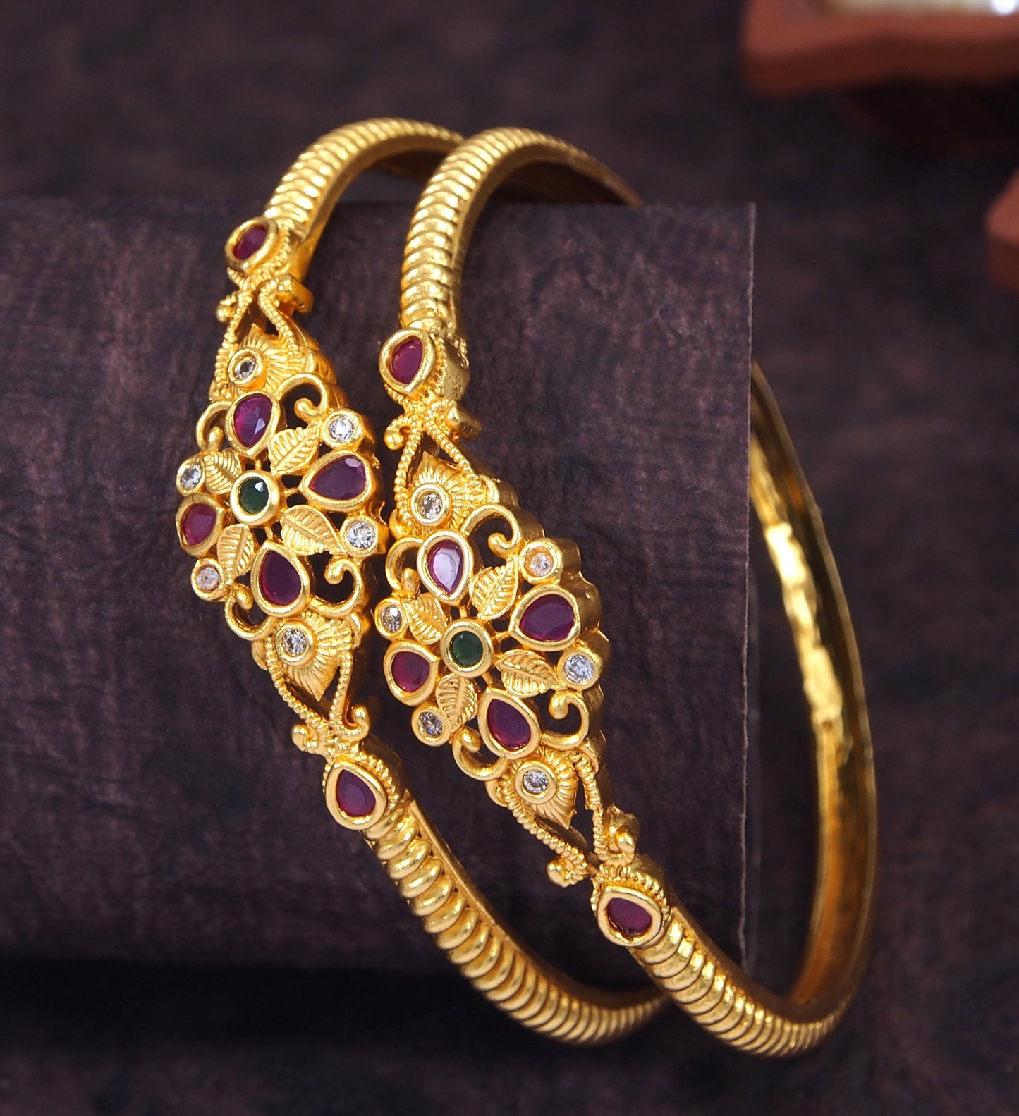 Orna  Micro Gold Bangle Kada