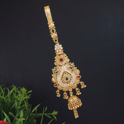 Traditional Gold-Plated Chabi Challa Waist Key Chain
