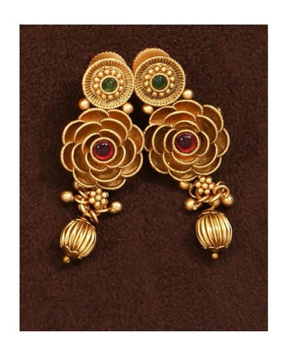 Antique Gold-Plated Choker Necklace Set