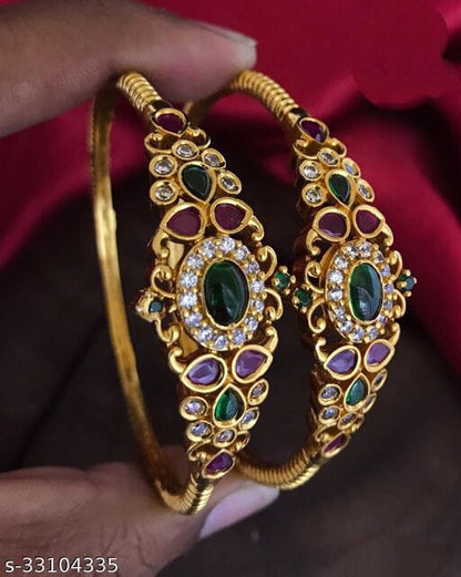 Orna  Micro Gold Bangle Kada