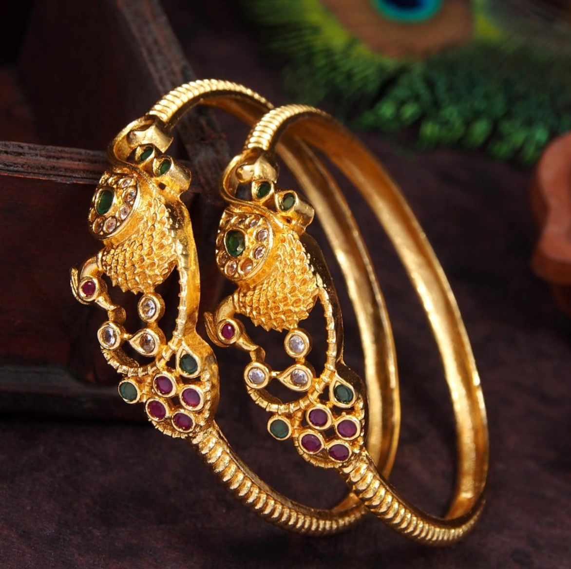 Orna  Micro Gold Bangle Kada