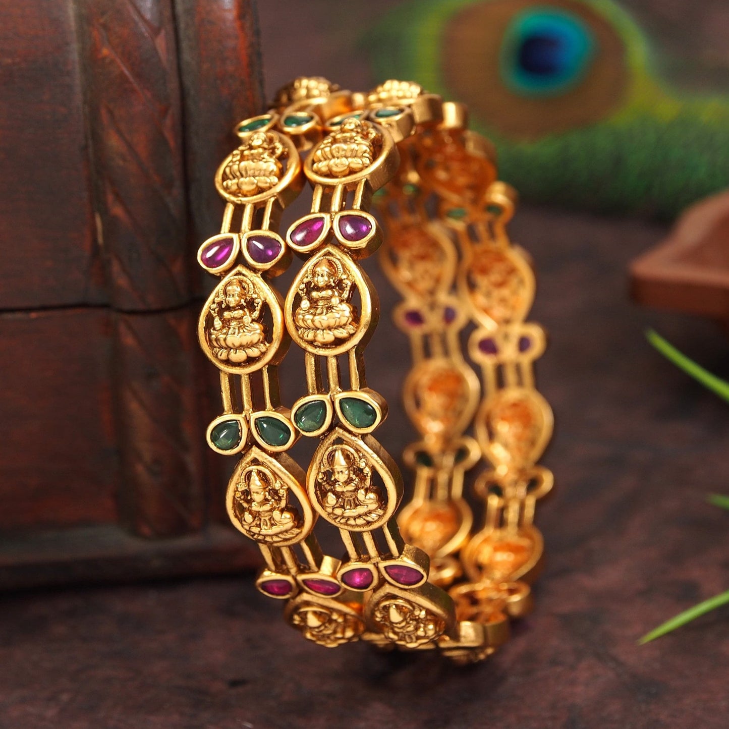 Orna South Indian Antique Temple Bangle