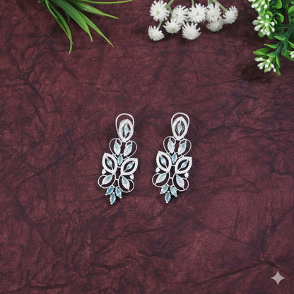 Zircon Silver Brass Chokar Necklace