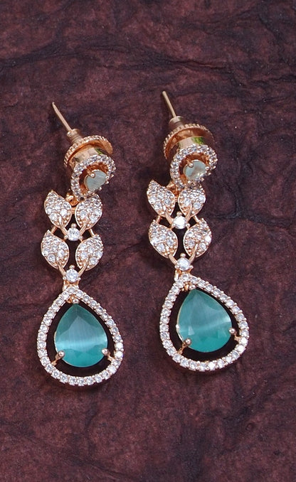 Colour Stone Zircon Necklace Set