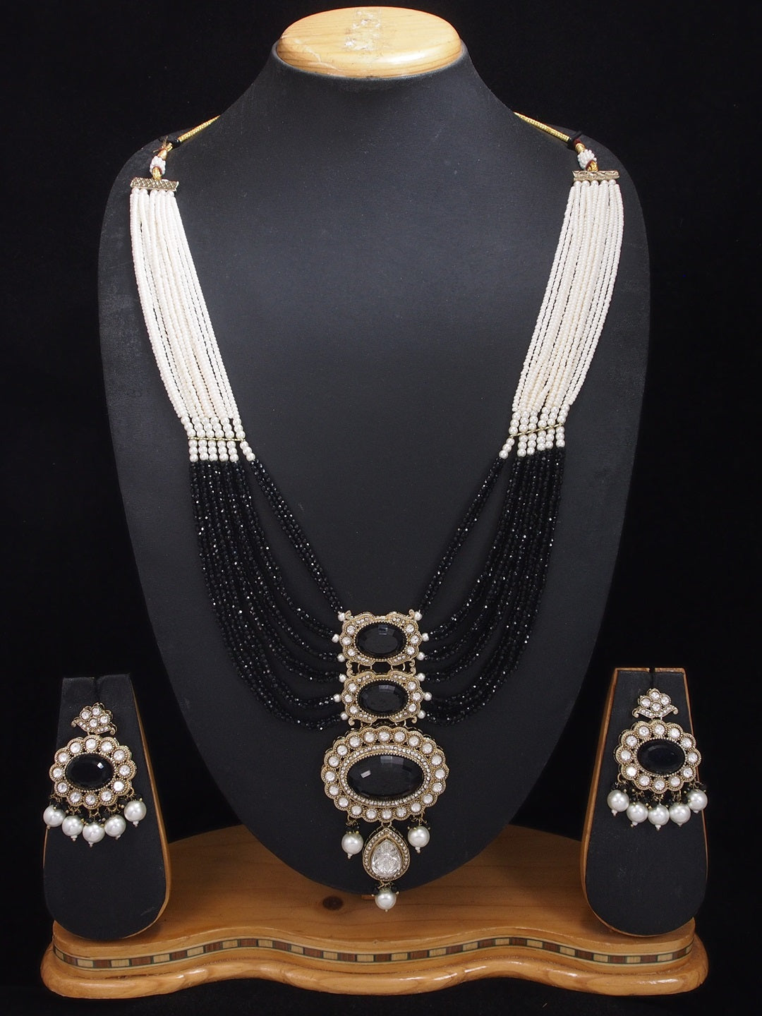 Heritage Pearl & Beaded Layered Necklace Set