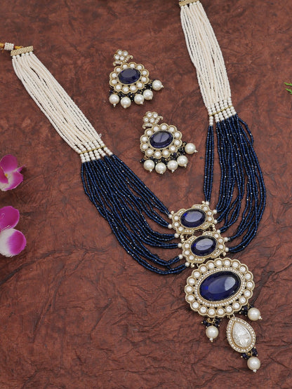 Heritage Pearl & Beaded Layered Necklace Set