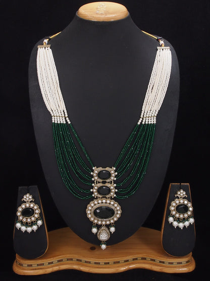Heritage Pearl & Beaded Layered Necklace Set