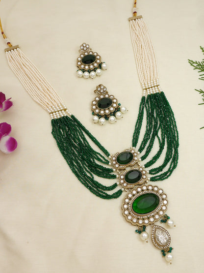 Heritage Pearl & Beaded Layered Necklace Set