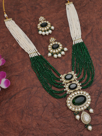 Heritage Pearl & Beaded Layered Necklace Set