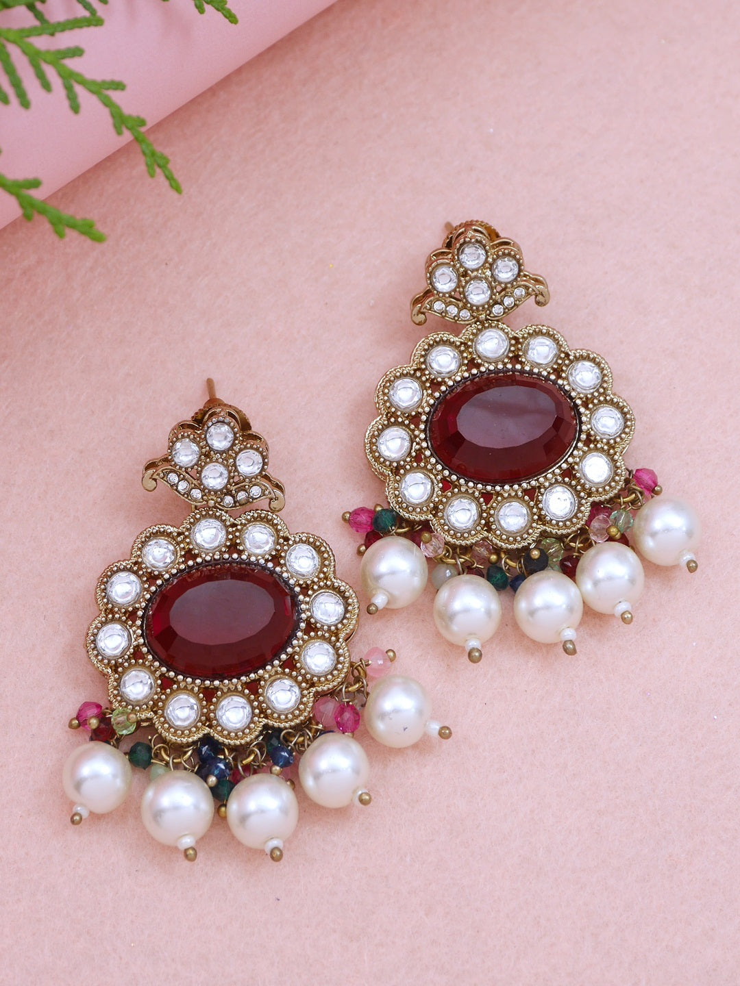 Heritage Pearl & Beaded Layered Necklace Set