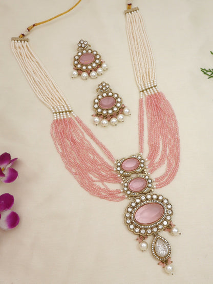 Heritage Pearl & Beaded Layered Necklace Set