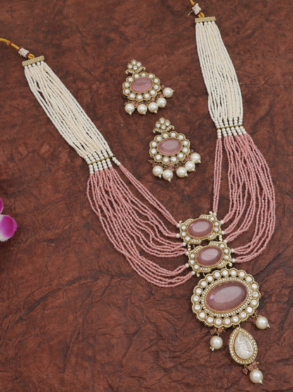 Heritage Pearl & Beaded Layered Necklace Set