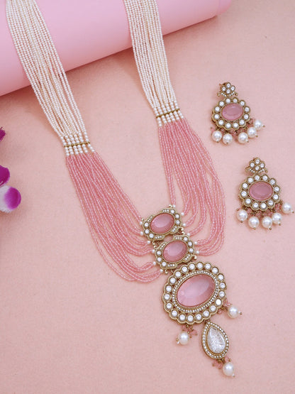 Heritage Pearl & Beaded Layered Necklace Set