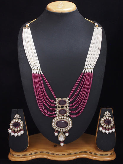 Heritage Pearl & Beaded Layered Necklace Set