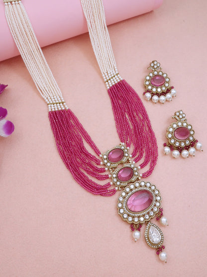 Heritage Pearl & Beaded Layered Necklace Set