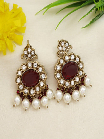 Heritage Pearl & Beaded Layered Necklace Set