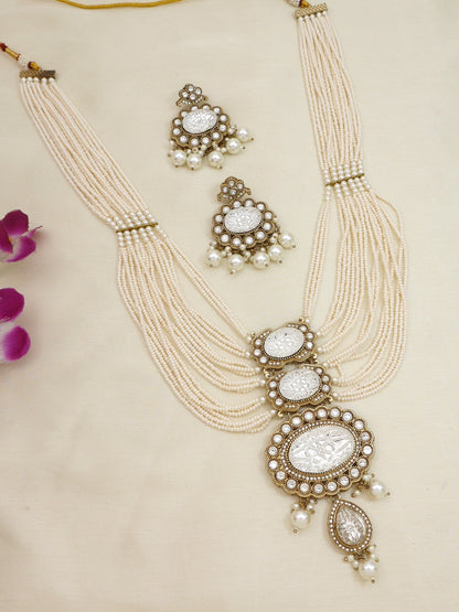 Heritage Pearl & Beaded Layered Necklace Set