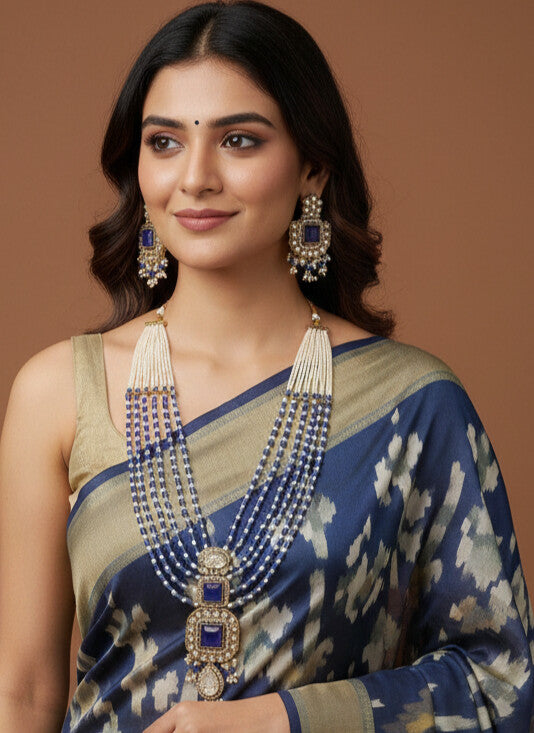 Royal Heirloom Beaded Pearl Layered Necklace Set