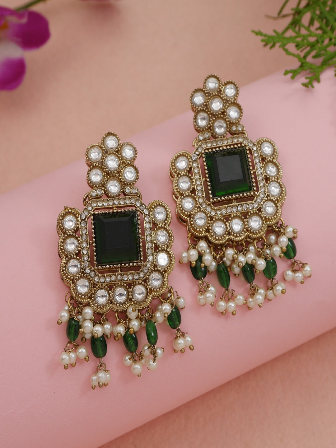 Royal Heirloom Beaded Pearl Layered Necklace Set