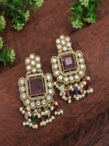 Royal Heirloom Beaded Pearl Layered Necklace Set