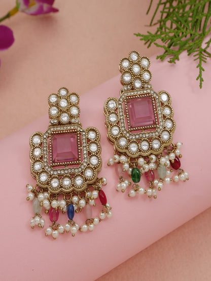 Royal Heirloom Beaded Pearl Layered Necklace Set