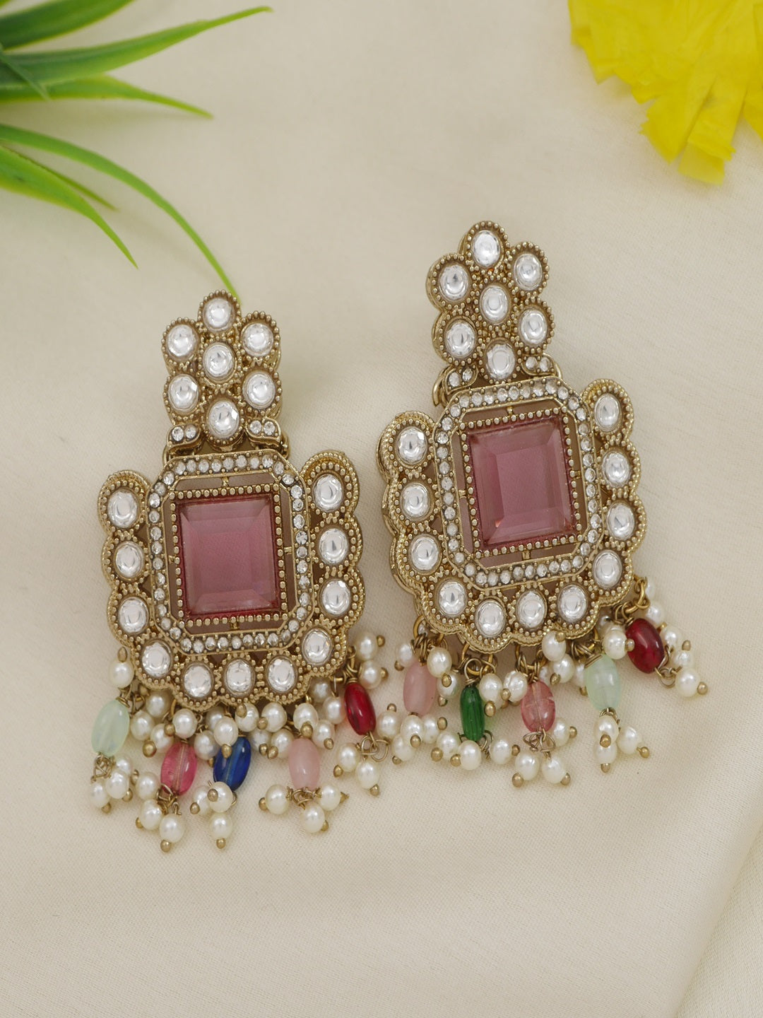 Royal Heirloom Beaded Pearl Layered Necklace Set