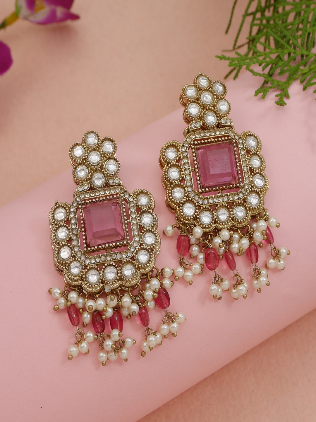 Royal Heirloom Beaded Pearl Layered Necklace Set