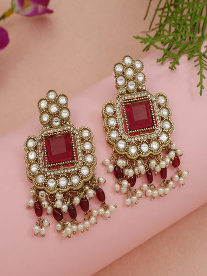 Royal Heirloom Beaded Pearl Layered Necklace Set