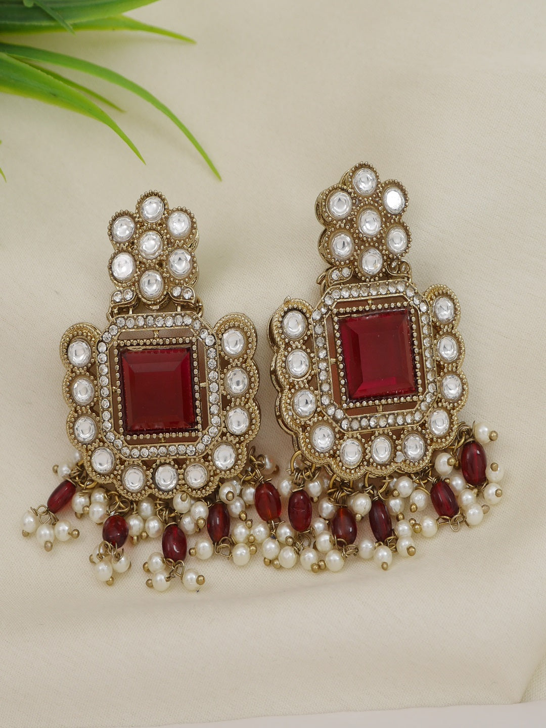 Royal Heirloom Beaded Pearl Layered Necklace Set