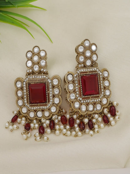 Royal Heirloom Beaded Pearl Layered Necklace Set