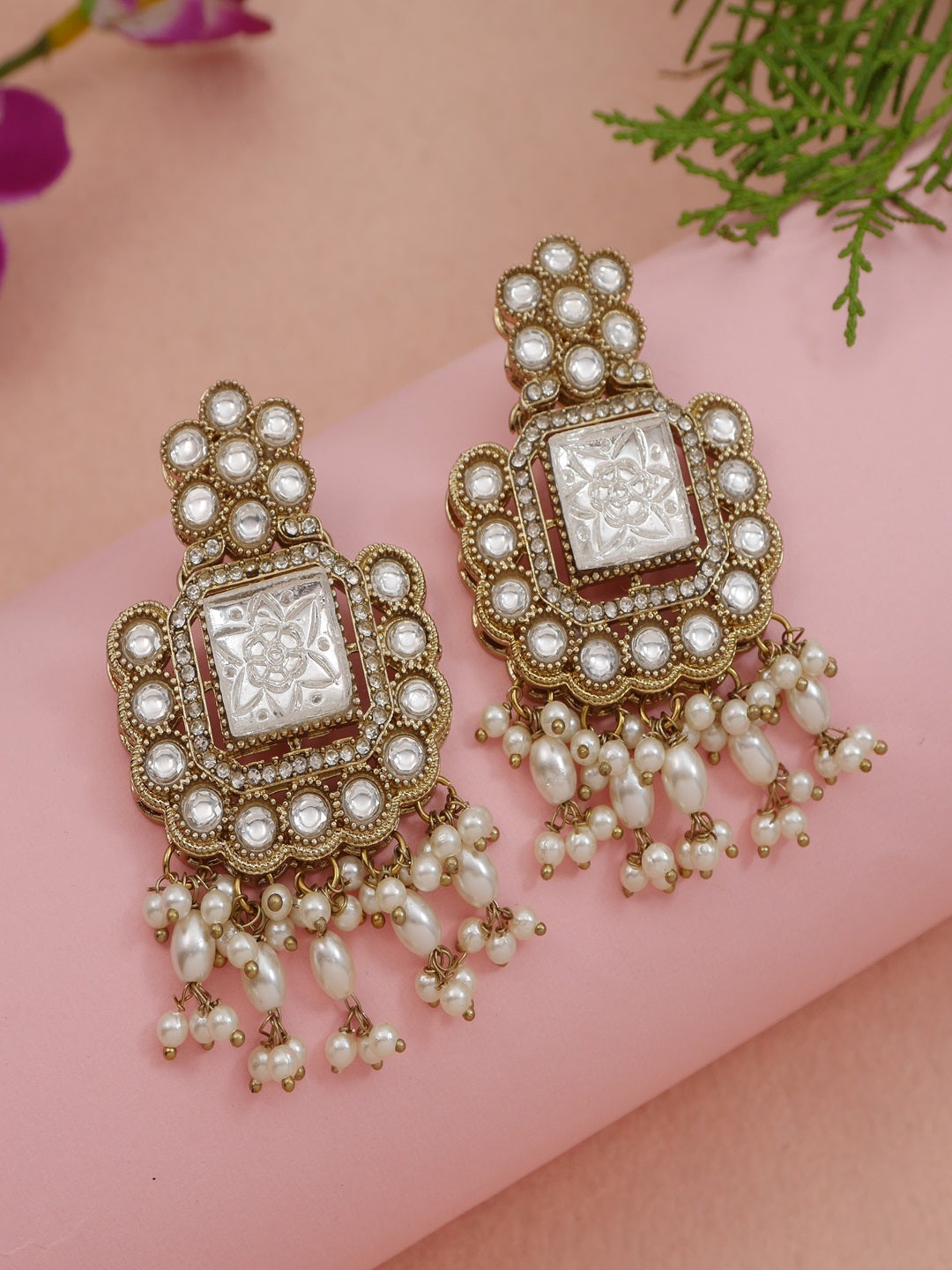 Royal Heirloom Beaded Pearl Layered Necklace Set