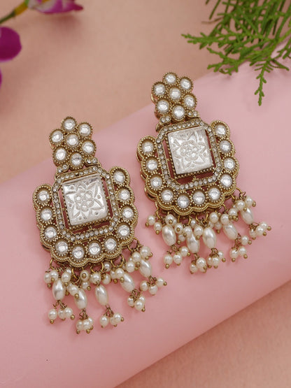 Royal Heirloom Beaded Pearl Layered Necklace Set