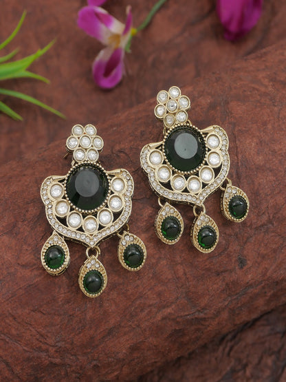 Royal Kundan & Pearl Beaded Necklace Set with Matching Earrings