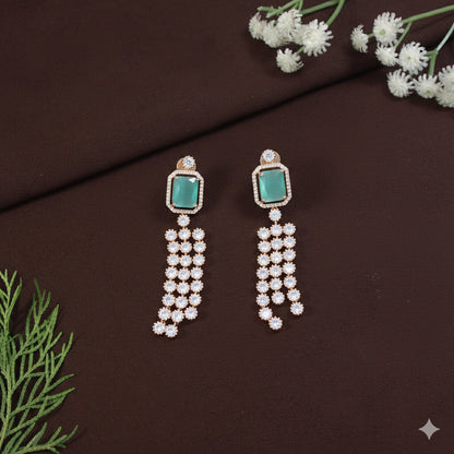 Three Layer Zircon Necklace Set
