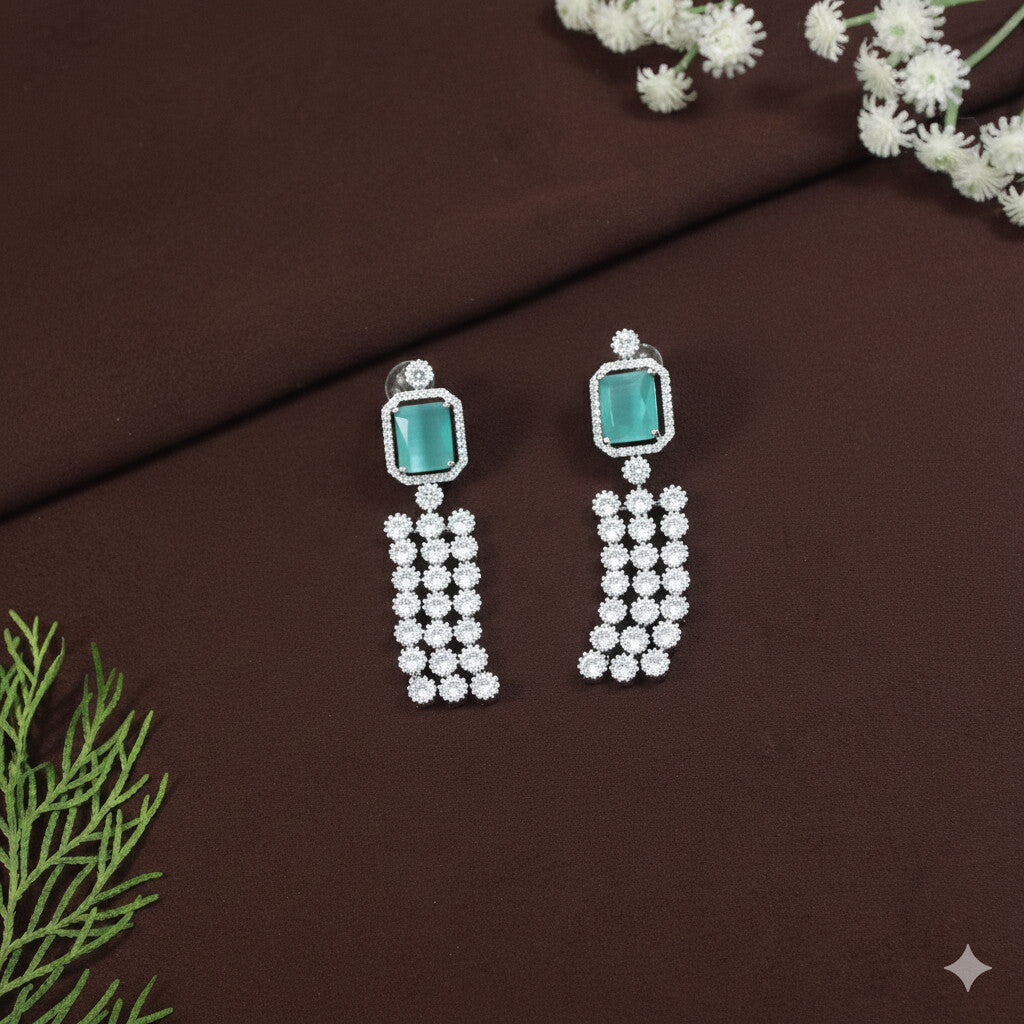 Three Layer Zircon Necklace Set