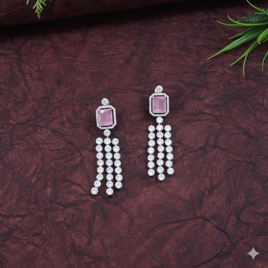 Three Layer Zircon Necklace Set