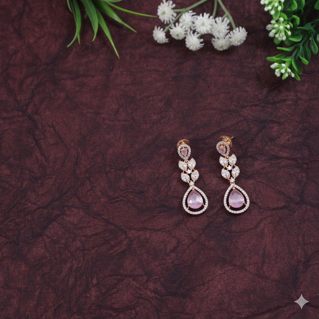 Colour Stone Zircon Necklace Set