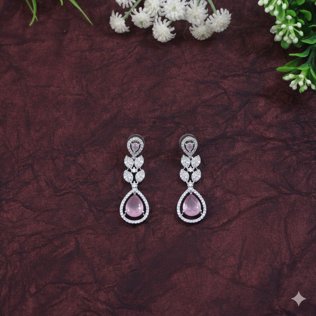 Colour Stone Zircon Necklace Set