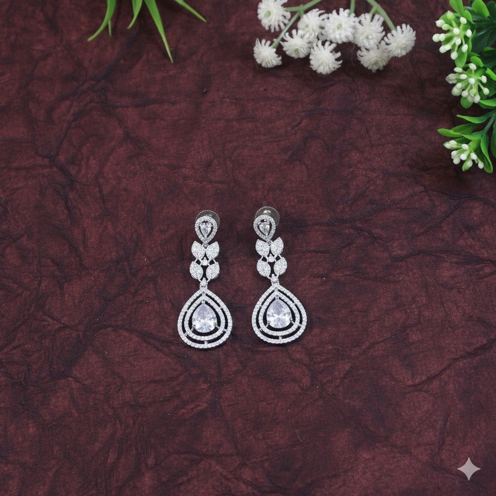 Colour Stone Zircon Necklace Set