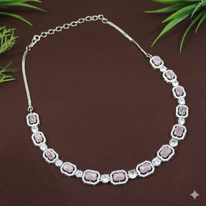 Zircon Chokar Necklace Set