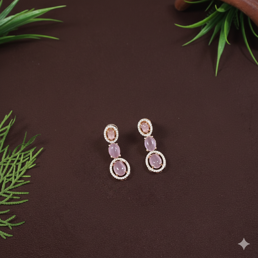 Zircon Chokar Necklace Set