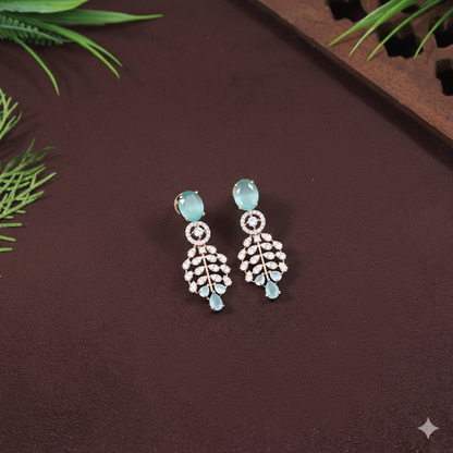American Diamond Zircon Necklace Set