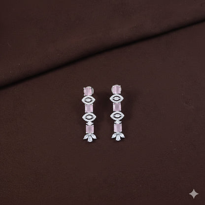American Diamond Zircon Necklace Set